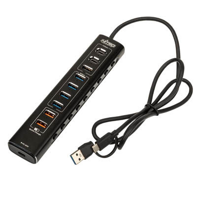 Nitro Concepts UH1 10-Port HYBRID USB HUB Feature 1