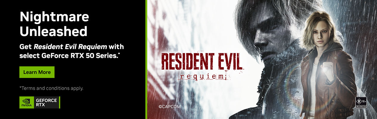 NVIDIA GeForce Resident Evil Requiem Promotion