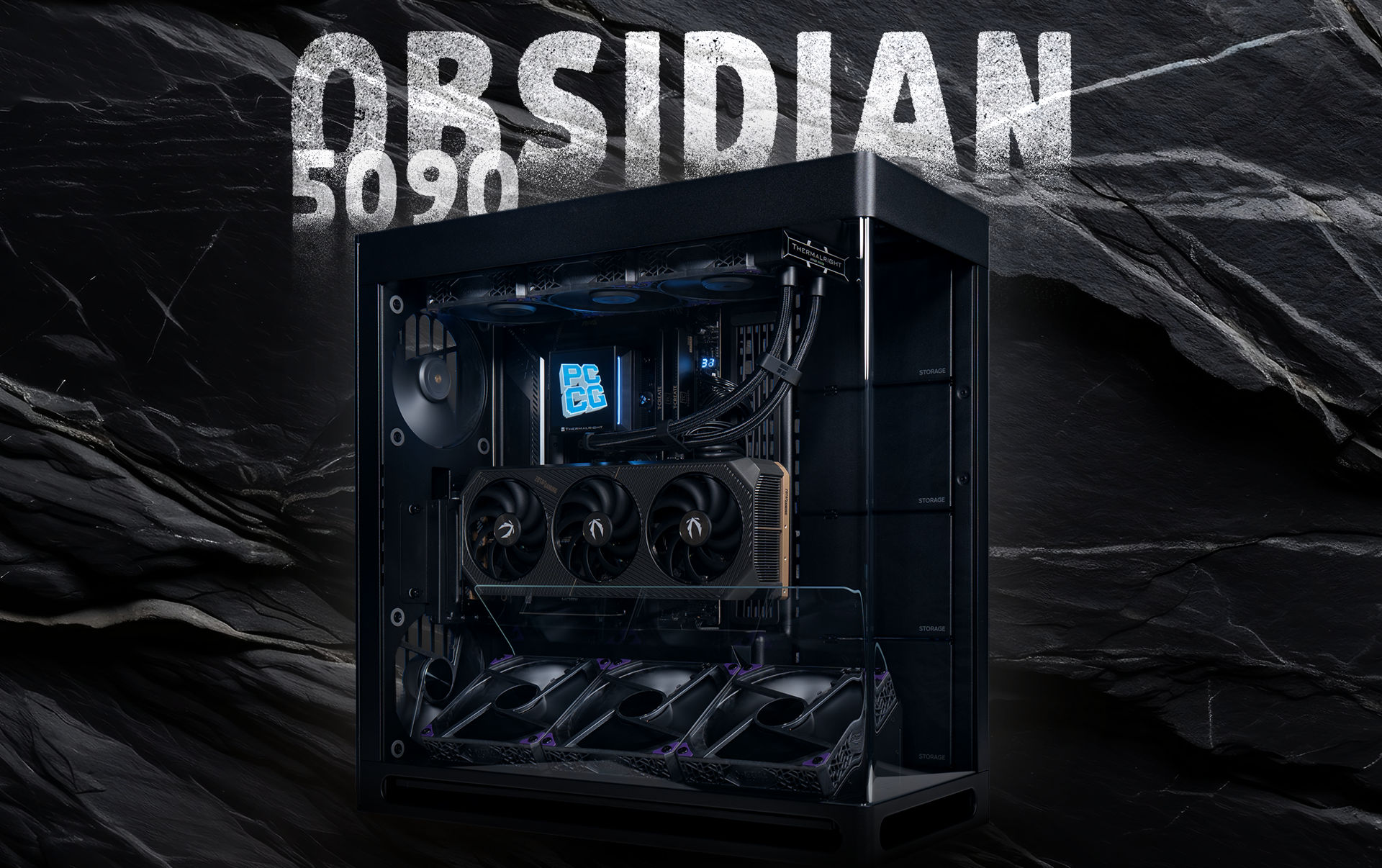 Buy PCCG Obsidian 5090 AI Workstation/Gaming PC [PCCG-AICU590] | PC ...