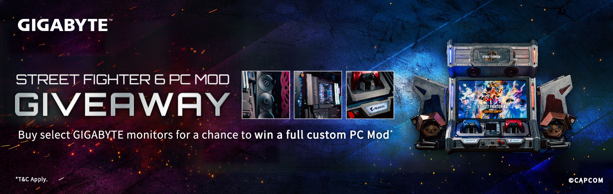 READY TO FIGHT! Win GIGABYTE x Street Fighter 6 PC Mod