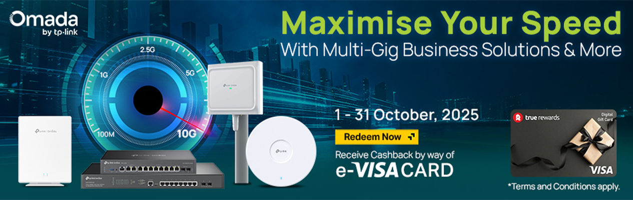 TP-Link Omada October E-VISA Card Promotion