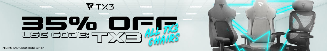 35% Off TX3 Gaming Chairs - USE CODE: TX3