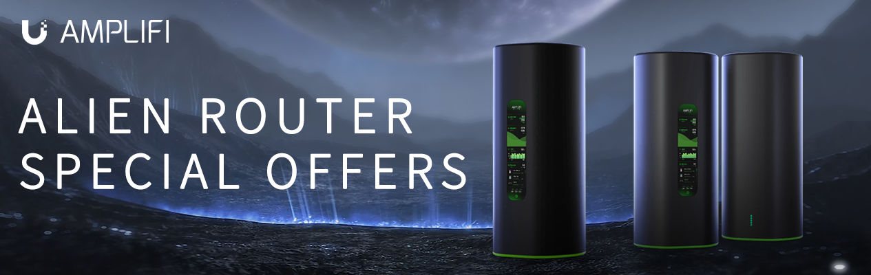 Ubiquiti AmpliFi Alien Router Special Offers!