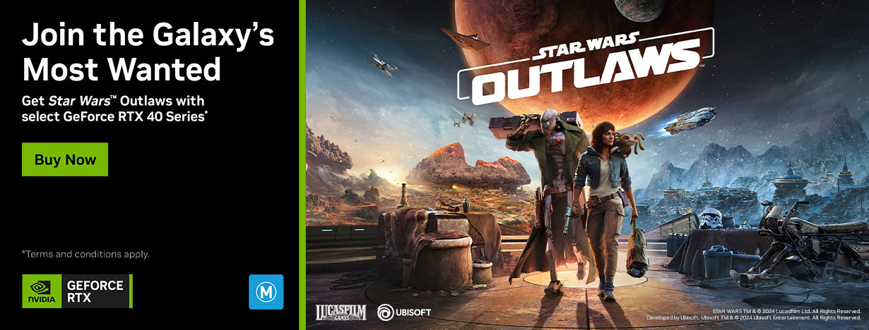 Star Wars Outlaws GeForce RTX Bundle Promo